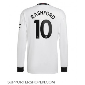 Manchester United Marcus Rashford #10 Borta Matchtröja 2022-23 Långärmad